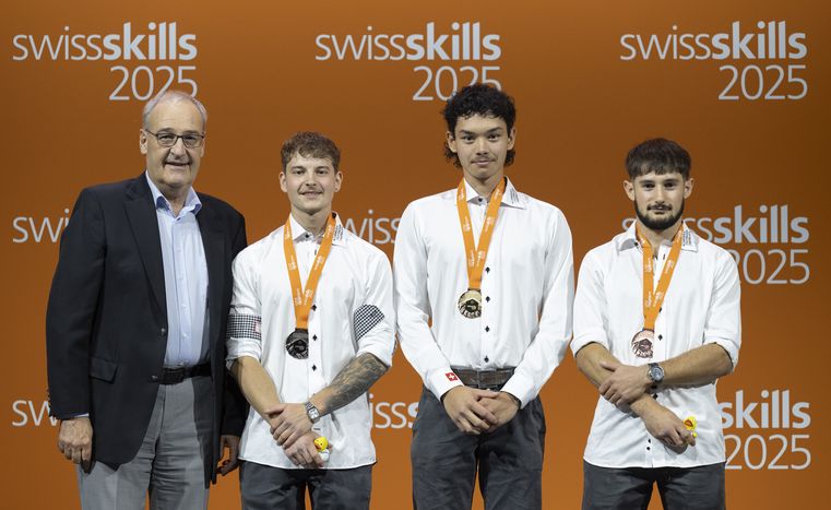 SwissSkills 2025: grossartiges Podium am Ende des Wettbewerbs