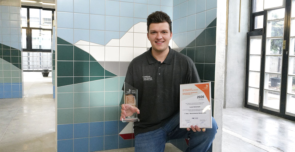 Concours romand des carreleurs 2026 : Lucas Heinzmann sacré champion romand !
